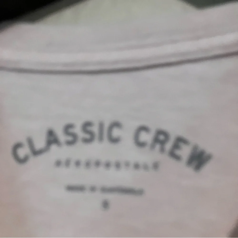TWO Aeropostale Butterfly Classic Crew Graphic Tee T-Shirt Size Small